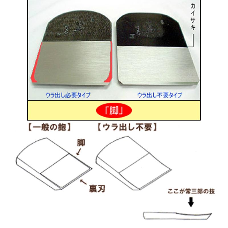 常三郎鉋 酒壺 ヒナ型 新案口入 50mm TH 7寸 白樫台 HAP40 裏 常三郎鉋 酒壺 ヒナ型 新案口入 50mm TH 7寸 白樫台 HAP40 裏