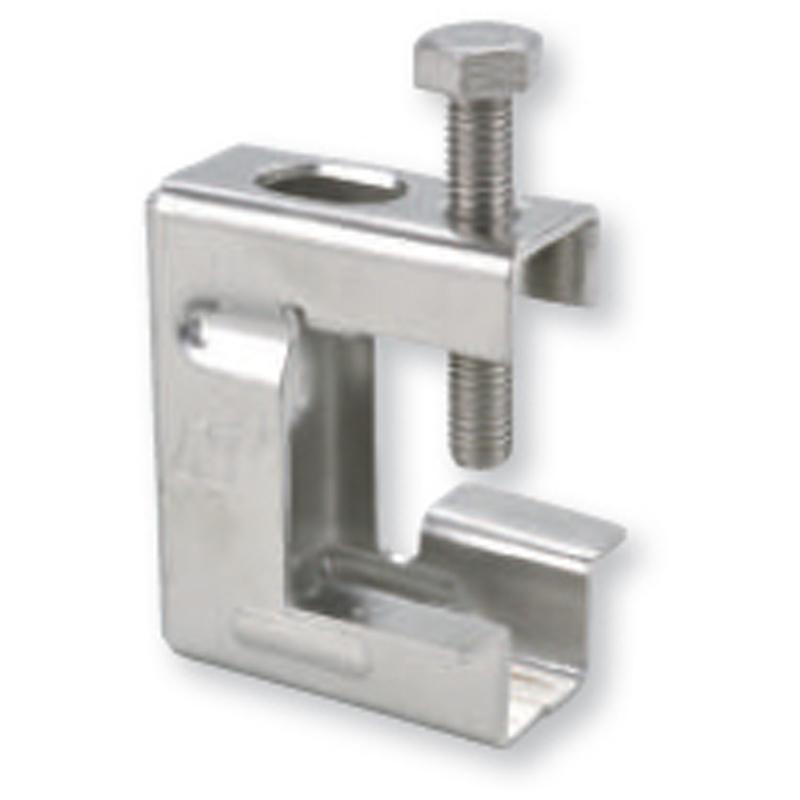 形鋼 吊り金物 ステンレス HCクランプ N-144111-010 W3/8 適合フランジ