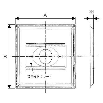 黒 ステンレス 天井・屋根用 自在 眼鏡板 直径150mm用 No.X0164 9158 