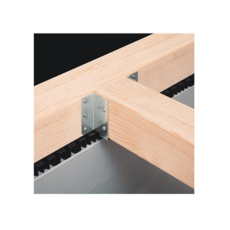 代引不可】【100個】2×4用金物 大引き受金物 (ツーバイフォー 代引不可】【100個】2×4用金物 大引き受金物 (ツーバイフォー