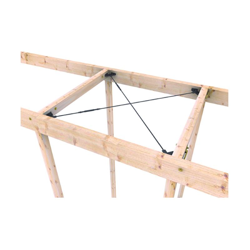 超美品 Tanaka オメガメタルブレース 水平用 Kkセット Mb4613 対角寸法4193 4613 新築 リフォームの耐震補強に最適 タナカ アミ 爆安プライス Www Thedailyspud Com