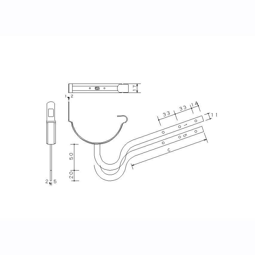 Sale 送料無料 雨樋受け金物 Ot仙台型コバ下横打 I 型 3寸5分勾配 10本組 0個入 105mm アクリル塗装 ミルクホワイト 主に仙台地方で使用 最安値に挑戦 Simplepowersolar Com