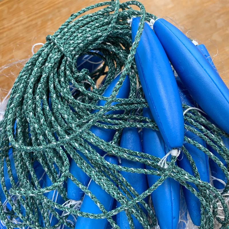 刺網 8.5s 0.8号 網目19.5ｍｍ 全長0.9x15m sn-8.5 日本製 さしあみ アユ アミ 淡水魚 魚 漁具 産直 三谷G 代引不可の画像