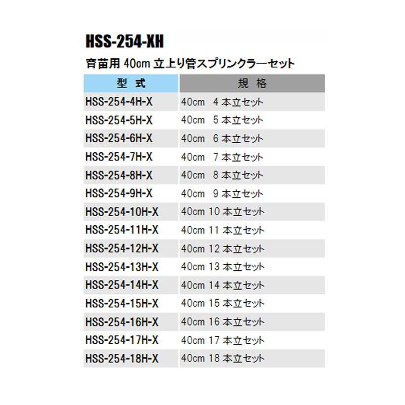 育苗用 40cm 6本立セット NA-801付 HSS-254-6H 仕様選択5 温水 育苗 イリテック カ施 代不 個人宅配送不可 【共立】
