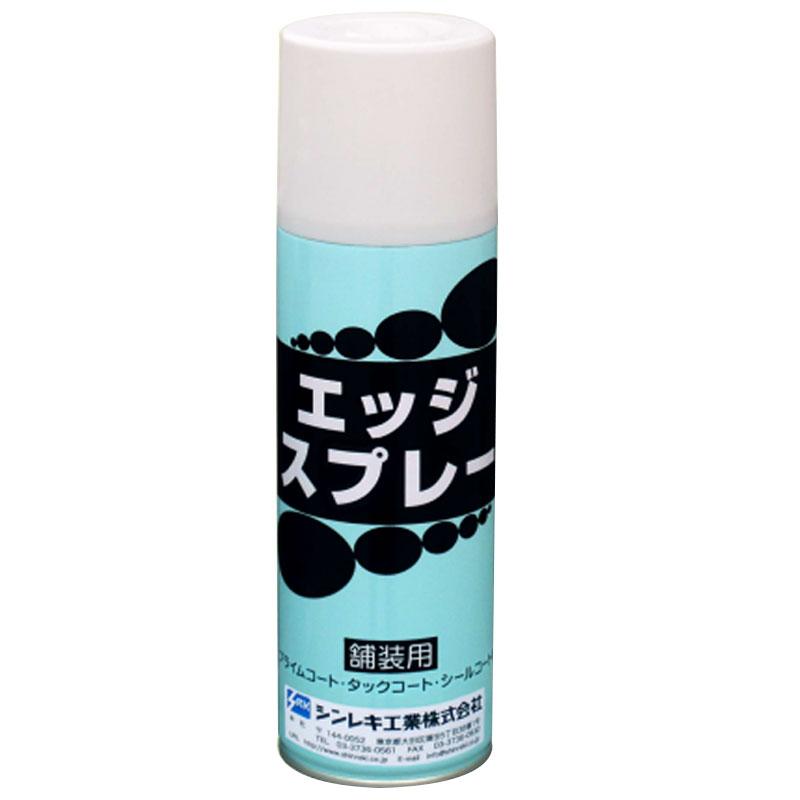 プライマー エッジスプレー スプレー式 6本入 480ml アスファルト系材料 道路舗装の プライムコート タックコート 北別 シンレキ工業