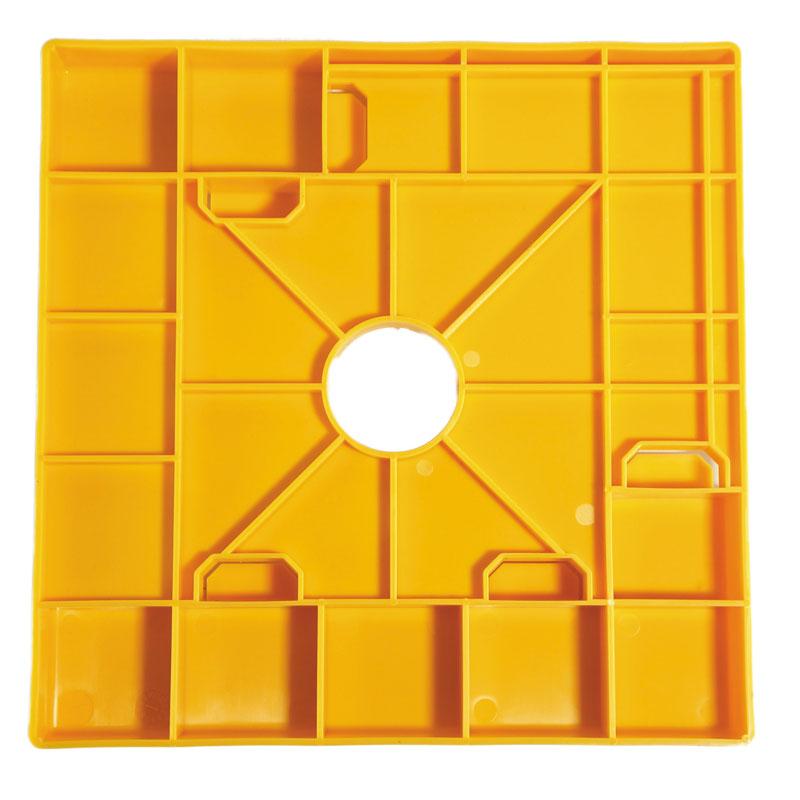 ウルトラワイドベース 黄色 40枚 250 x 250 120角対応 140角対応 ベース用 アラオ コT 代引不可｜plusyskenchiku｜02