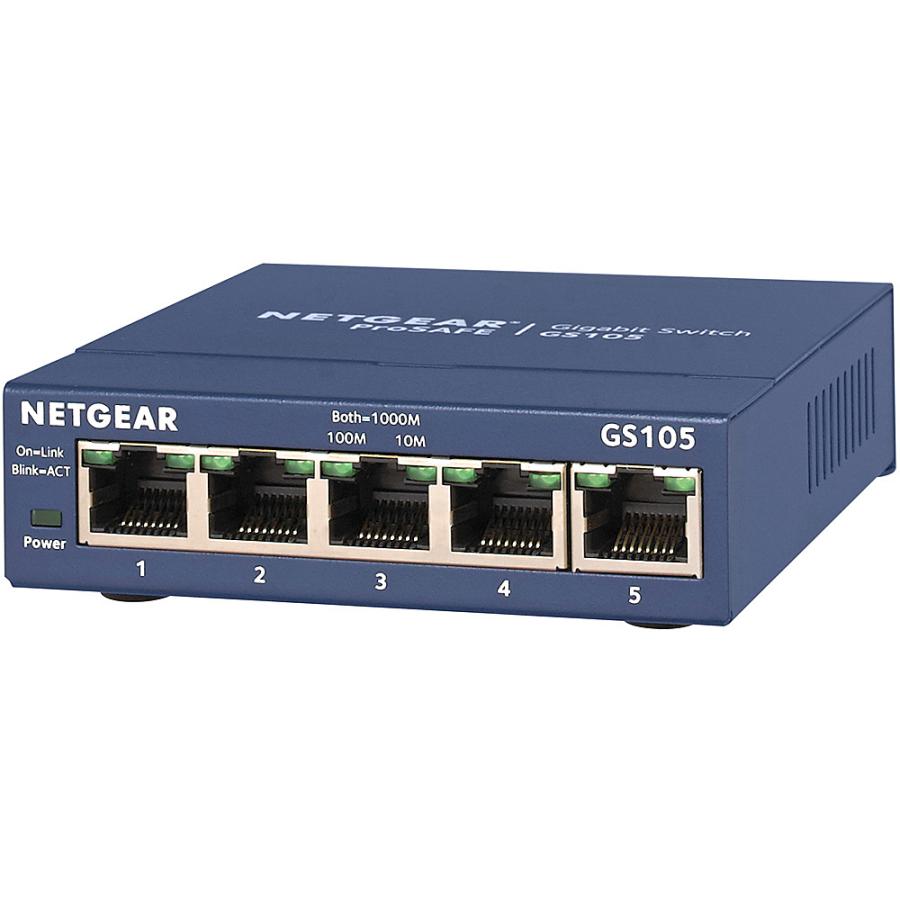 NETGEAR GS105-500JPS GS105 ギガ5ポート アンマネージ・スイッチ｜plusyu