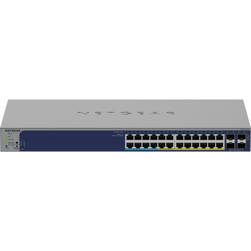 NETGEAR GS728TXUP-300JPS GS728TXUP ギガ24ポート SFP+x4 アップリンク PoE++対応スマートクラウドスイッチ_1