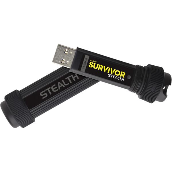 公式セール価格 コルセア(メモリ) CMFSS3B-128GB Flash Survivor Stealth USB 3.0 128GB Military-Style Design Plug and Play