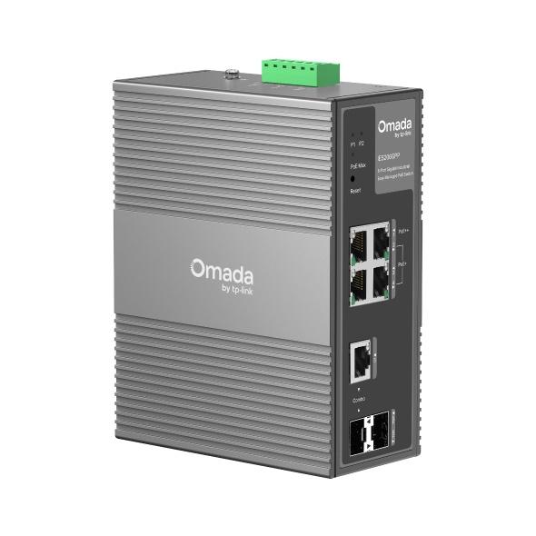 TP-LINK IES206GPP(un) Omada ギガビットポート×6 産業用イージーマネージスイッチ（PoE+ポート×3＆PoE++…_2
