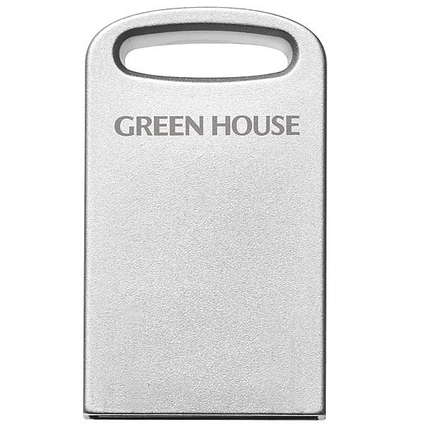 GREEN HOUSE GH-UF3MB16G-SV アルミボディ小型USB3.1(Gen1)メモリー 16GB シルバー｜plusyu