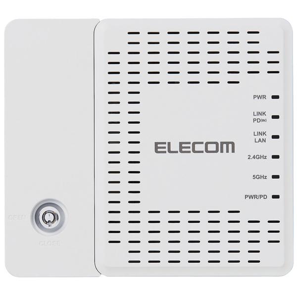 ELECOM WAB-S1775 法人用無線AP/ Wi-Fi6(11ax)対応 2x2/ 1201+574Mbps