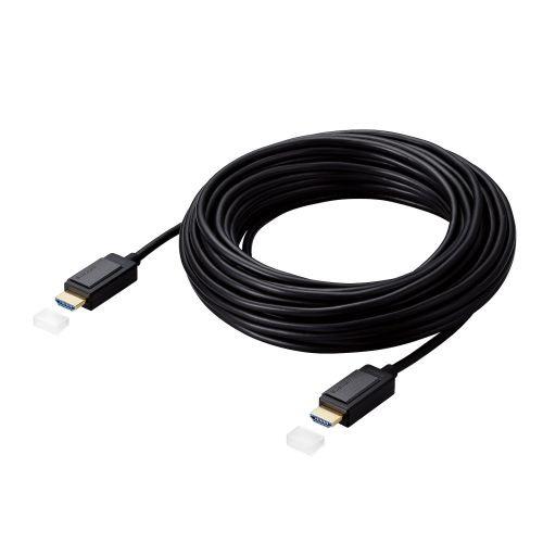 ELECOM DH-HDLOA15BK 長尺HDMIケーブル/ アクティブオプティカル/ 4K対応/ 無給電タイプ/ 15m_1