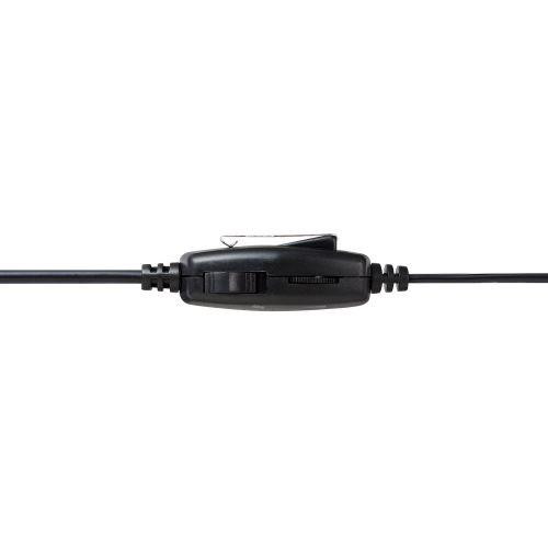 ELECOM HS-NB03SUBK 有線ヘッドセット/ 両耳ネックバンド/ USB-A/ 1.8m/ ブラック｜plusyu｜11