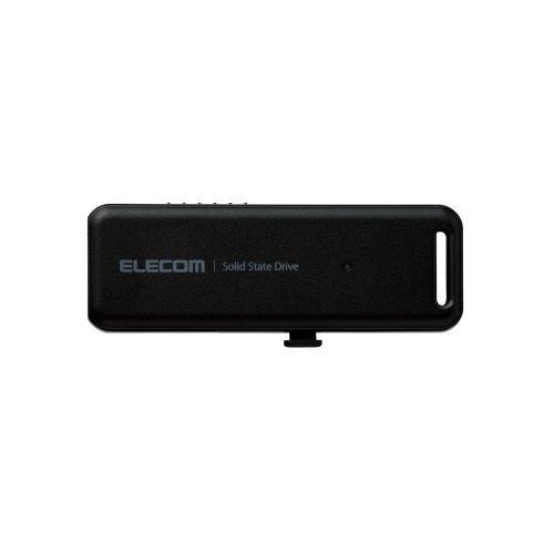 ELECOM ESD-EMB1000GBK 外付けSSD/ ポータブル/ USB3.2(Gen2)対応/ スライド式/ 1TB/ ブラック｜plusyu｜02