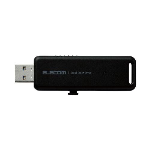 ELECOM ESD-EMB1000GBK 外付けSSD/ ポータブル/ USB3.2(Gen2)対応/ スライド式/ 1TB/ ブラック｜plusyu｜04