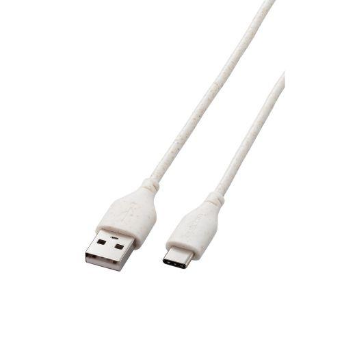 ELECOM MPA-ACE10IV バイオマスエコケーブル/ ポリ乳酸使用/ USB-A to USB Type-C/ 1.0m/ アイボリー｜plusyu｜06