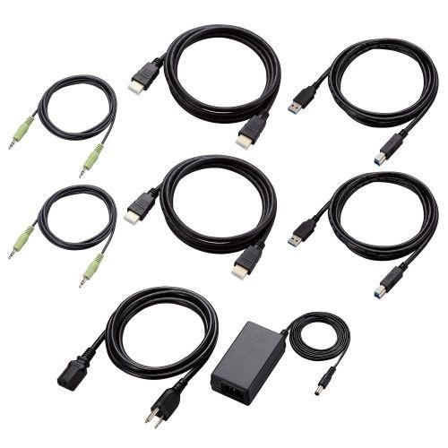 ELECOM KVM-NHUS2 パソコン切替器(KVM)/ HDMI/ 2ポートの画像