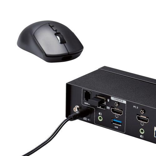 ELECOM KVM-NHUS2 パソコン切替器(KVM)/ HDMI/ 2ポートの画像