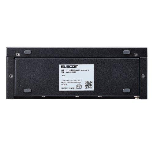 ELECOM KVM-NHUS2 パソコン切替器(KVM)/ HDMI/ 2ポートの画像
