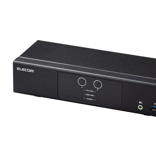 ELECOM KVM-NHUS2 パソコン切替器(KVM)/ HDMI/ 2ポートの画像