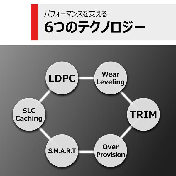 東芝エルイートレーディング TLD-M5A01T4ML 内蔵SSD TLD-M5Aシリーズ 1TB NVMe 1.4 / PCIe Gen4x4 M.2 2280｜plusyu｜07