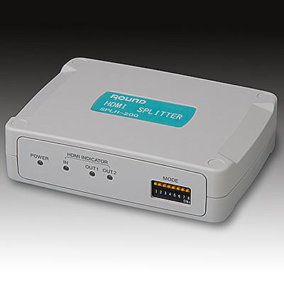 ラウンド SPLH-200 HDMI2分配器（1入力2出力、DVI-D対応、業務用）｜plusyu｜02