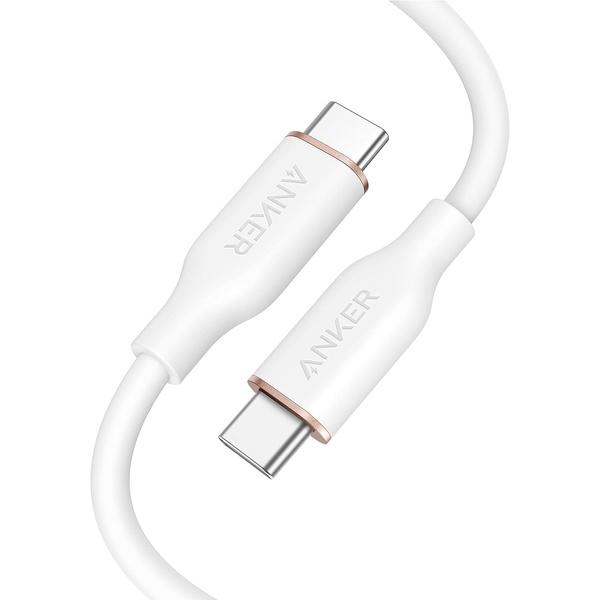 アンカー・ジャパン A8552N22 Anker PowerLine III Flow USB-C & USB-C ケーブル(0.9m クラウドホワイト)