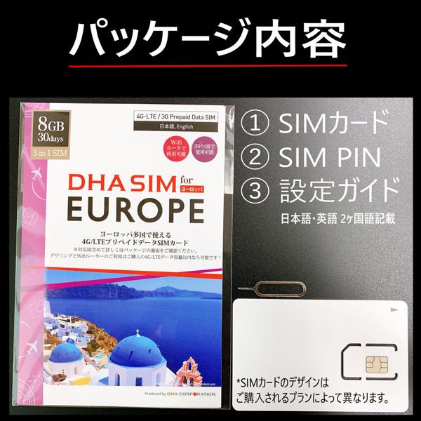 11円 人気ショップが最安値挑戦 在庫目安 お取り寄せ Dha Corporation Dha Sim 085 Sim For Europe ヨーロッパ 42国周遊 4g Lte プリペイドデータsim 30日12gb 15