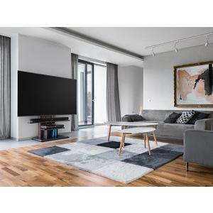 朝日木材加工 WS-C690-DB キャスター付き自立TVスタンド 木製 3277V用 ダークブラウンの画像