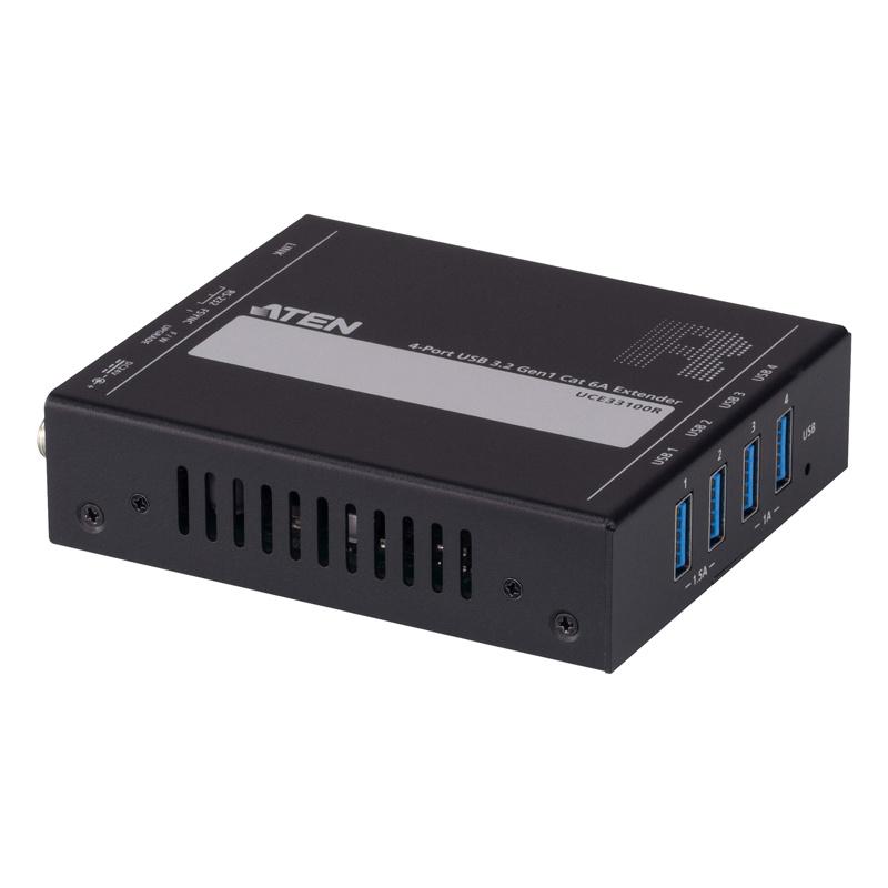 ATEN UCE33100 4ポートUSB 3.2 Gen 1 Cat 6A エクステンダーの画像