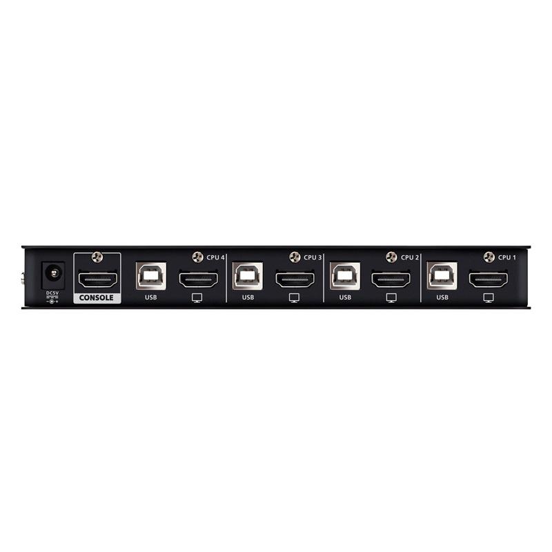 ATEN CS784H 4ポート USB HDMI KVMPスイッチ（4K60p、2ポートUSB 2.0ハブ搭載）の画像