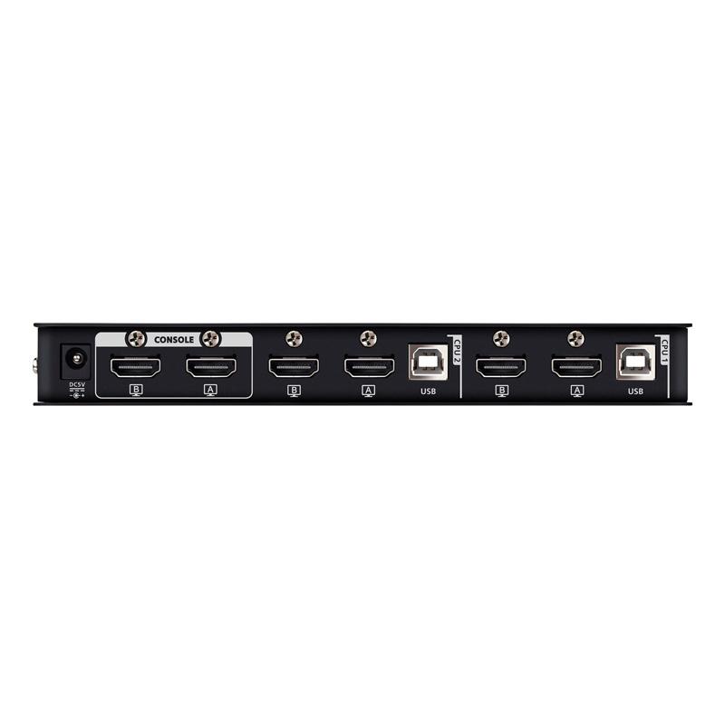 ATEN CS742H 2ポートUSB HDMIデュアルディスプレイKVMPスイッチ（4K対応、2ポートUSB 2.0ハブ搭載）_2