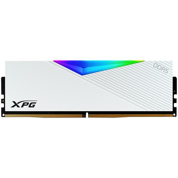 A-DATA Technology AX5U5200C3816G-CLARWH XPG LANCER RGB White DDR5-5200MHz U-DIMM 16GB RGB SINGLE COLOR BOX｜plusyu｜02