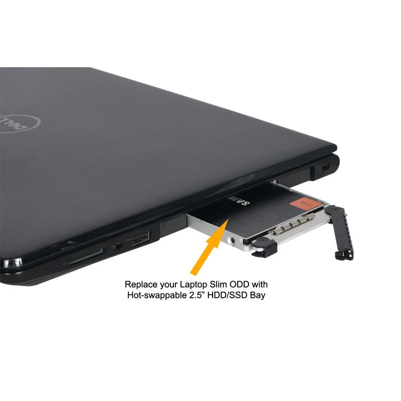 ICY DOCK MB411SPO-2B ICYDOCK　2.5インチHDD/ SSD搭載用リムーバブルケース　ウルトラスリムODDベイサイズ_11
