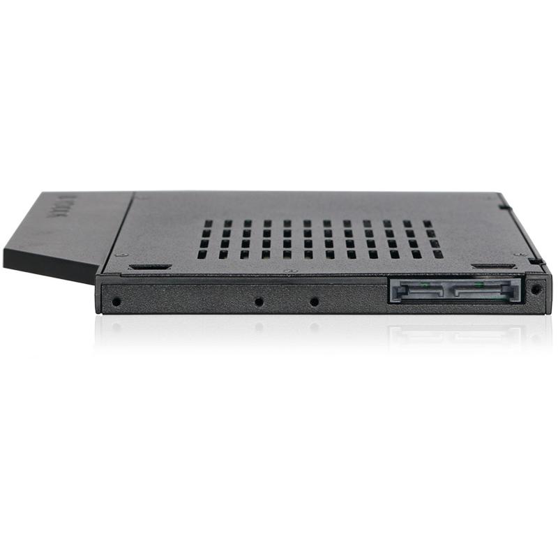 ICY DOCK MB411SPO-2B ICYDOCK　2.5インチHDD/ SSD搭載用リムーバブルケース　ウルトラスリムODDベイサイズ_1