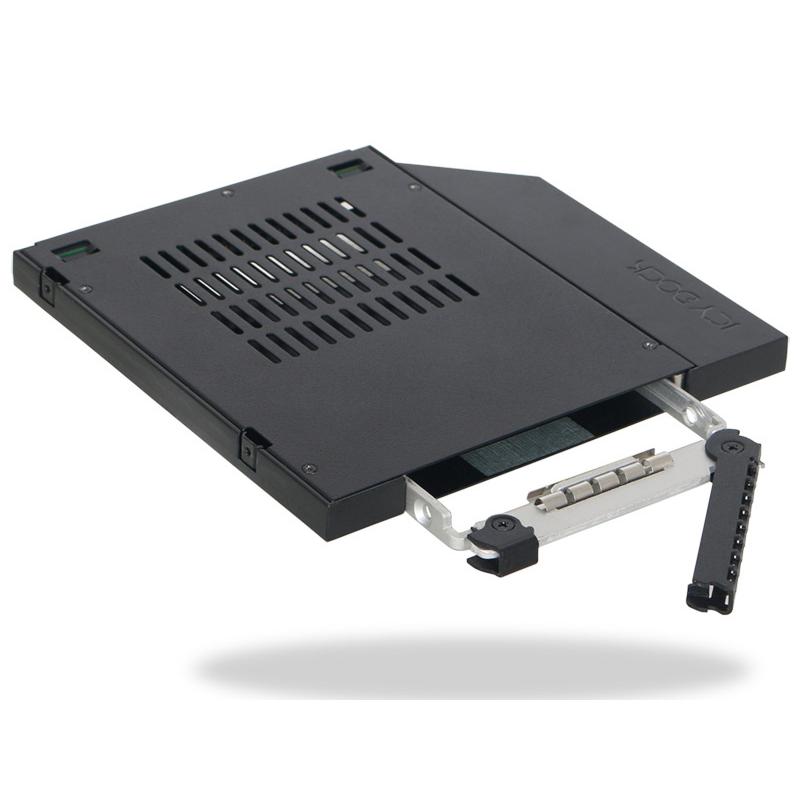 ICY DOCK MB411SPO-2B ICYDOCK　2.5インチHDD/ SSD搭載用リムーバブルケース　ウルトラスリムODDベイサイズ_5