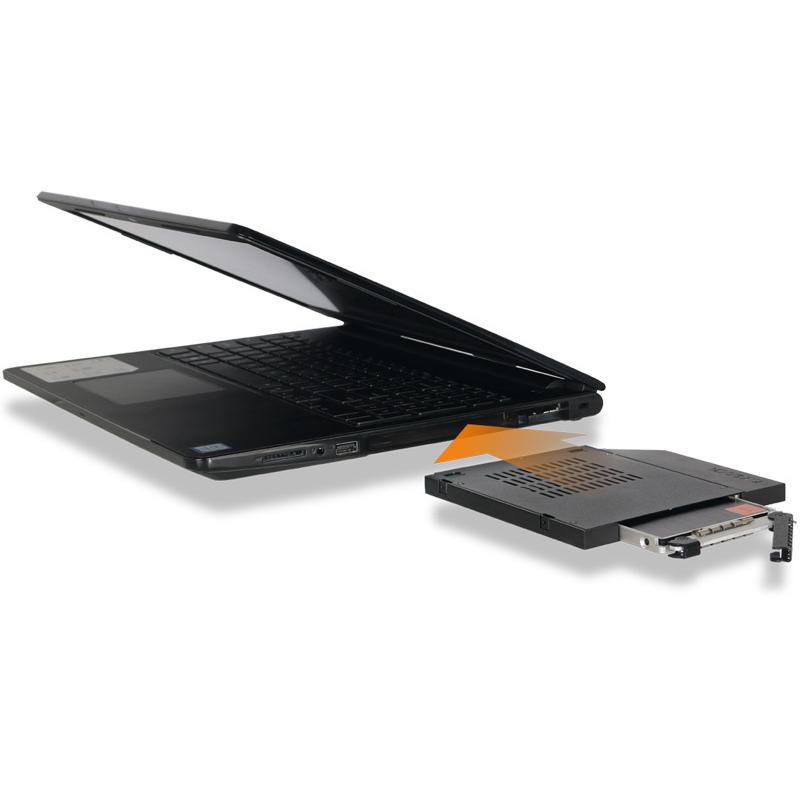 ICY DOCK MB411SPO-2B ICYDOCK　2.5インチHDD/ SSD搭載用リムーバブルケース　ウルトラスリムODDベイサイズ_9