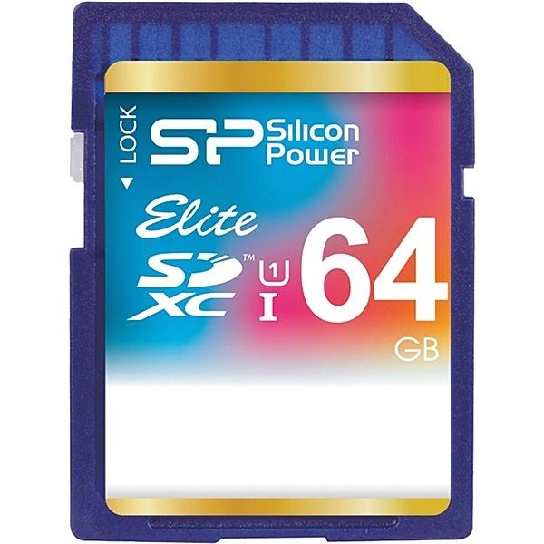 【在庫目安：僅少】 シリコンパワー SP064GBSDXAU1V10 (UHS-1対応) SDXCカード 64GB Class10