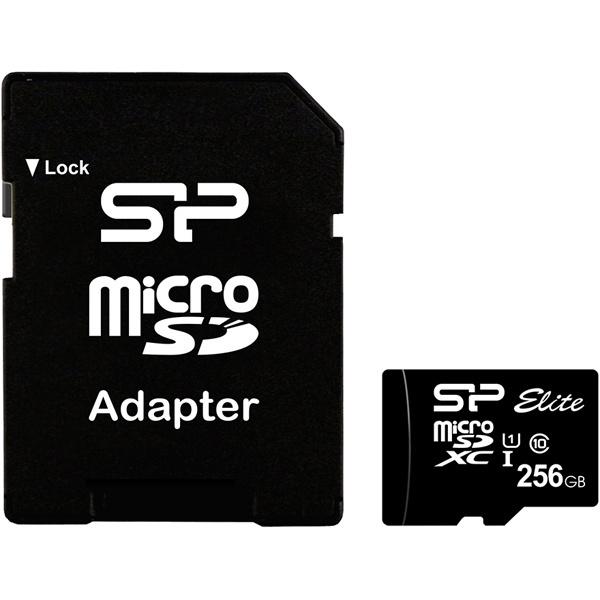 シリコンパワー SP256GBSTXBU1V10SP (UHS-1対応) microSDXCカード 256GB Class10