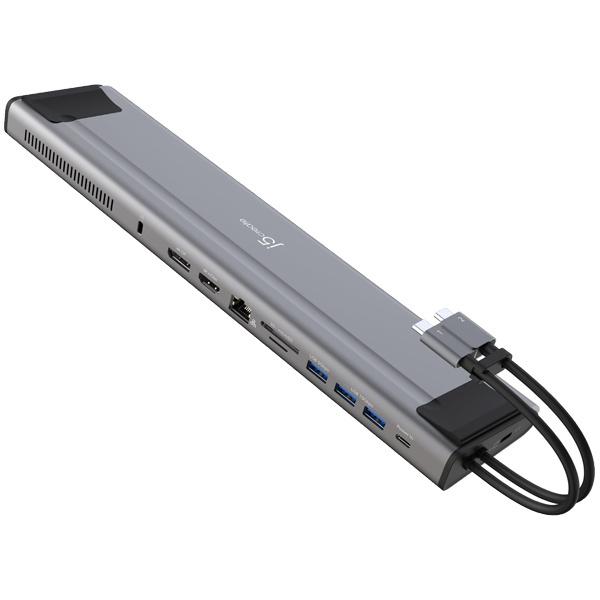 激安正規 【在庫目安:お取り寄せ】 Kaijet (j5 create) JCD552 USB-C 12in1 Docking Station with NVMe M.2 SSDスロット 【在庫目安