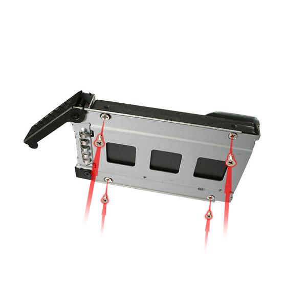 ICY DOCK MB994IKO-3SB ICYDOCK　2x 2.5インチSAS/ SATA HDD / SSD + Slim ODD搭載用リムーバブルケース　5.25インチベ…_5