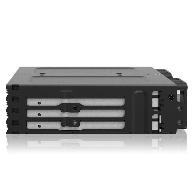 ICY DOCK MB038SP-B 8 x 2.5インチ SAS/ SATA HDD/ SSD搭載用リムーバブルケース 5.25インチベイサイズ_1