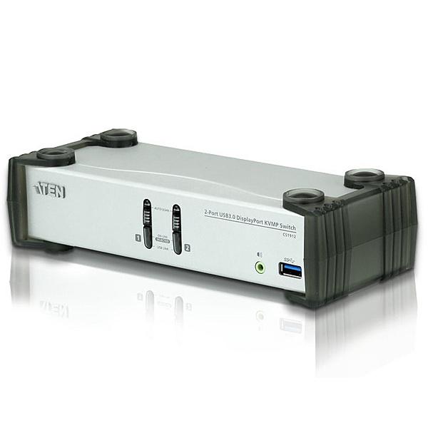 ATEN CS1912 USB 3.0ハブ搭載 2ポートUSB DisplayPort1.1 KVMPスイッチの画像