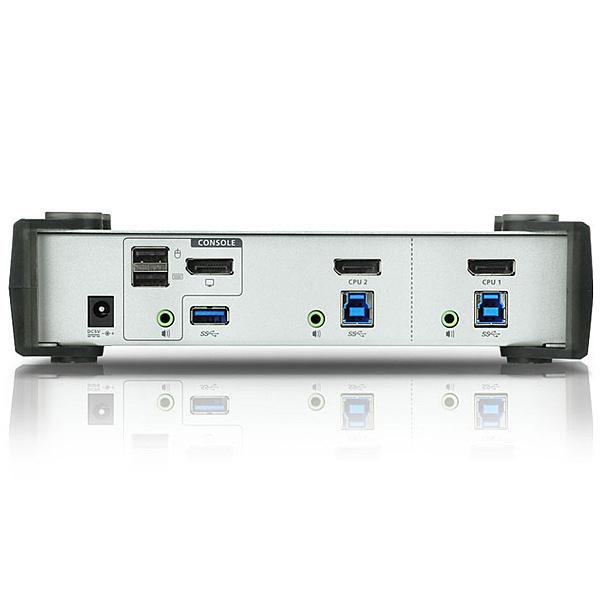 ATEN CS1912 USB 3.0ハブ搭載 2ポートUSB DisplayPort1.1 KVMPスイッチの画像