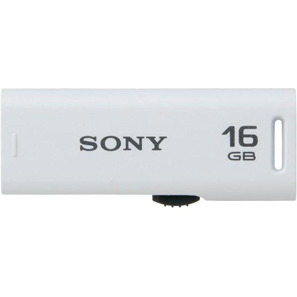 SONY(VAIO) USM16GR W USB2.0対応 スライドアップ式USBメモリー ポケットビット 16GB ホワイト キャップレス｜plusyu｜02