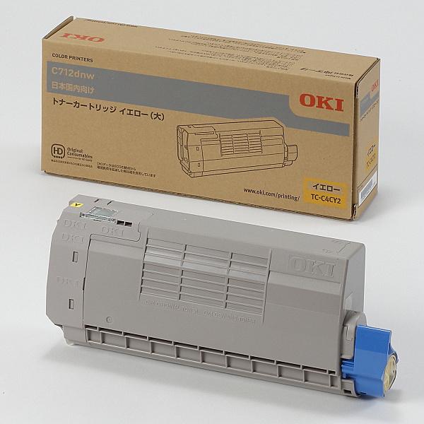 OKI TC-C4CY2 トナーカートリッジ(大) イエロー (C712dnw)