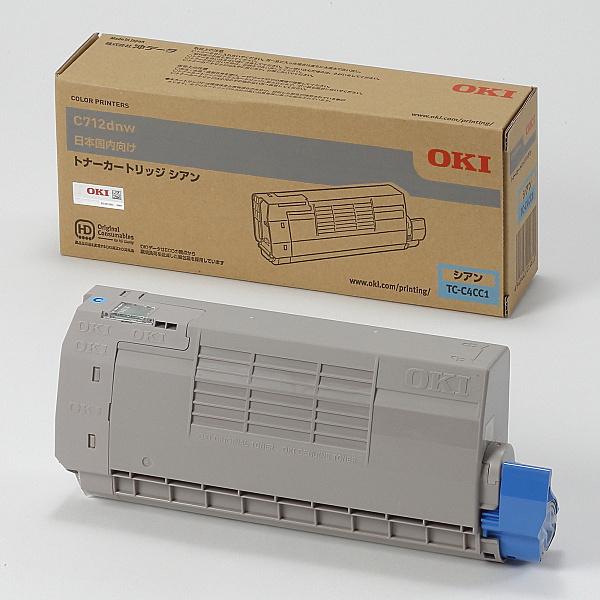 OKI TC-C4CC1 トナーカートリッジ シアン (C712dnw) 【公式通販】