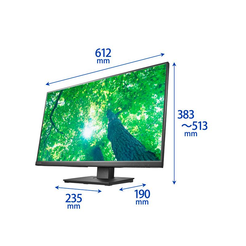IODATA LCD-DF271EDB-F-AG ワイド液晶ディスプレイ 27型/ 1920×1080/ アナログRGB、HDMI、DisplayPort/ ブ…_1