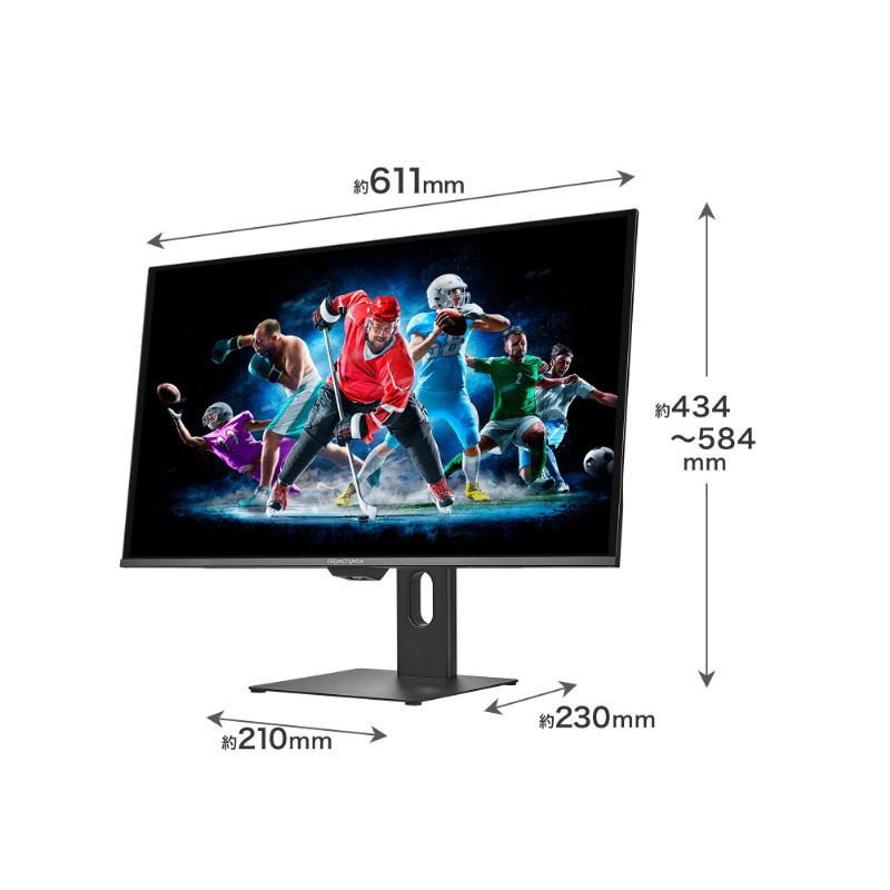 IODATA LCD-GDQ271UEL ゲーミング有機ELディスプレイ 27型/ 2560×1440